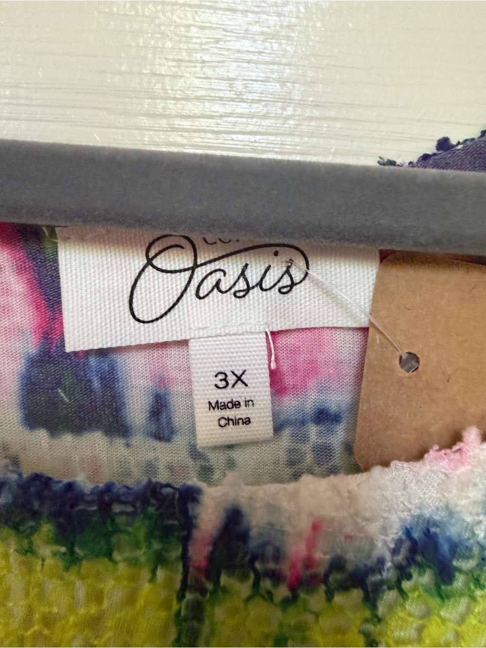 Oasis Knit Tunic in Blue, Green & Pink - Picture 2 of 5